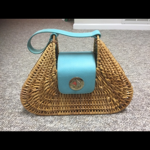 kate spade Handbags - Kate Spade rattan purse